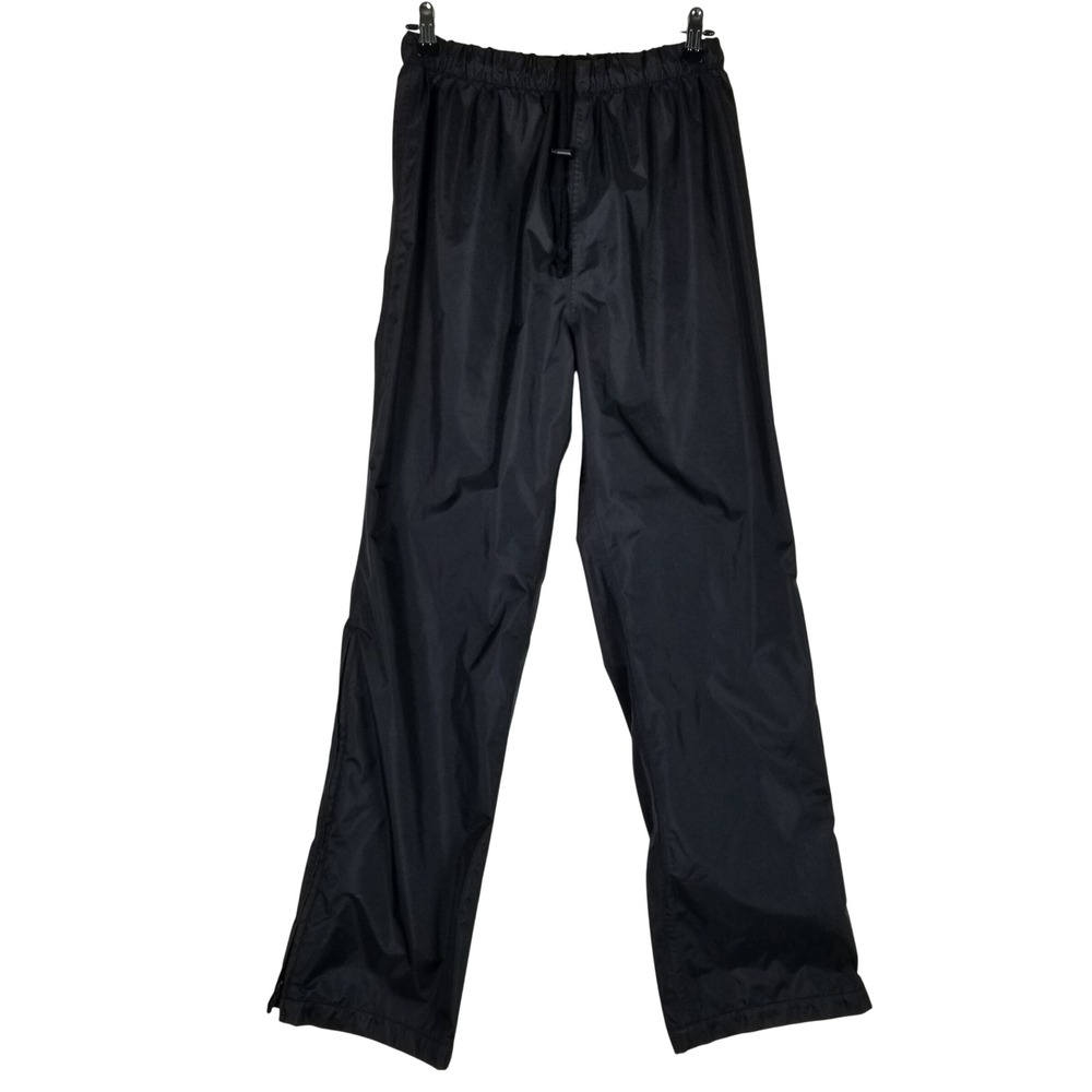 REI Rain Pants Mens Small Black Waterproof Hiking Outdoor Trousers